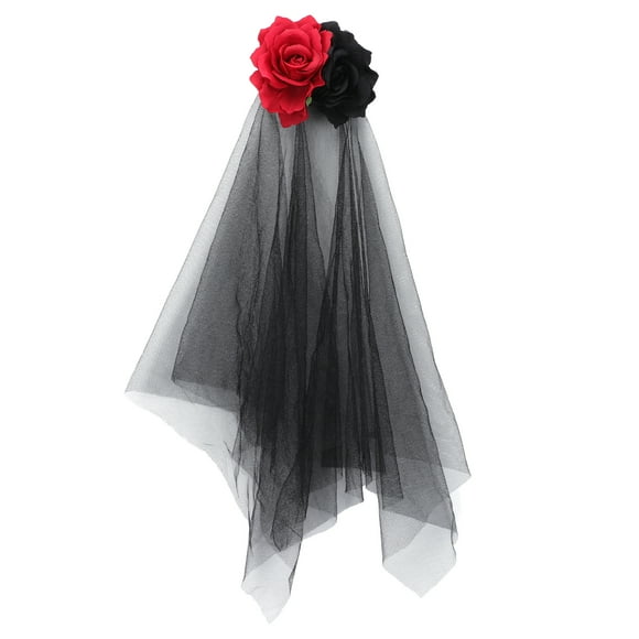 1pc bruja cosplay velo horquilla creativa halloween hairband chic fiesta decoración del cabello