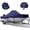 Navy, variant on Zenicham 900D Waterproof Heavy Duty Center Console Boat Cover Trailerable, Fits 16' - 18.5', Beam Width Up to 98'' W, Navy