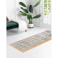 thumbnail image 3 of Rugs.com Lola Collection Rug – 8 Ft Runner Yellow Medium Rug Perfect For Hallways, Entryways, 3 of 9
