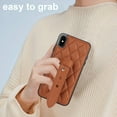 thumbnail image 5 of TECH CIRCLE For iPhone XS/X Case with Wrist Band, Luxury PU Leather Kickstand Full-Body Shockproof Protective Bumper Women Girl Back Cover for Apple iPhone XS/X 5.8",Brown, 5 of 8
