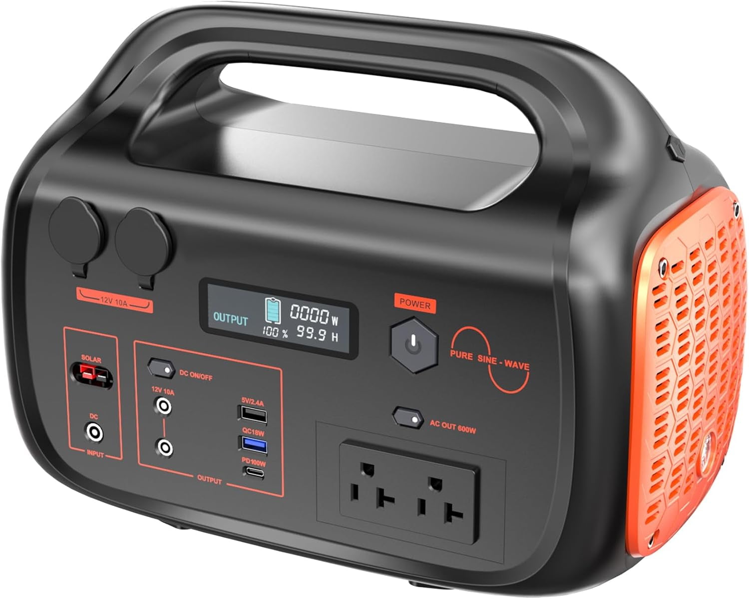 【Jackery Explorer 600 Plus】 Jackery Explorer 600 Plus Portable Power Station (632 Wh