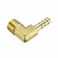 thumbnail image 5 of Brass Barb Hose Fitting 90 Degree Elbow 6mm Barbed x 1/4 PT Male Pipe 10PCS, 5 of 6