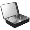 thumbnail image 2 of Tin Box With Lid Tinplate Storage Holder Tinplate Match Rope Can Container Accessory, 2 of 7