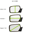 thumbnail image 5 of Burco 5858B Compatible with 21-23 Kia Seltos Right Passenger Side Mirror Glass with Blind Spot Detection, 5 of 6