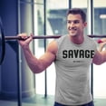 thumbnail image 4 of Savage Men's Workout Shirt for Men, Gym Funny Deadlift Lifting T-Shirt, 4 of 7
