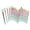Green Pink-Light Blue, variant on TKOOFN Diamond Makeup Brush Set, 20 Pieces