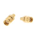 thumbnail image 1 of 2 Unids Chapado En Oro SMA Adaptador De Conector RF Para , , Dispositivos LAN, Cables es, Et, 1 of 8