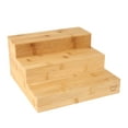 thumbnail image 6 of The Home Edit 3 Tier Bamboo Riser Spice Rack & Organizer, 9.5" x 9.5" x 5", 6 of 8