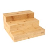 The Home Edit 3 Tier Bamboo Riser Spice Rack & Organizer, 9.5
