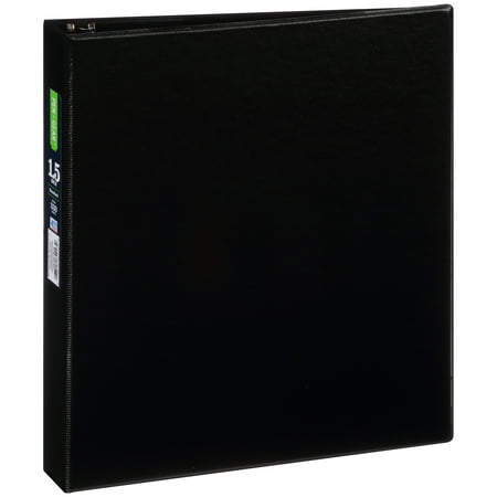 PEN + GEAR™ 1.5" Non-View 3-Ring Binder, Round Ring, Black