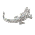 thumbnail image 2 of Large Alligator Rhinestone Brooch, 2 of 3