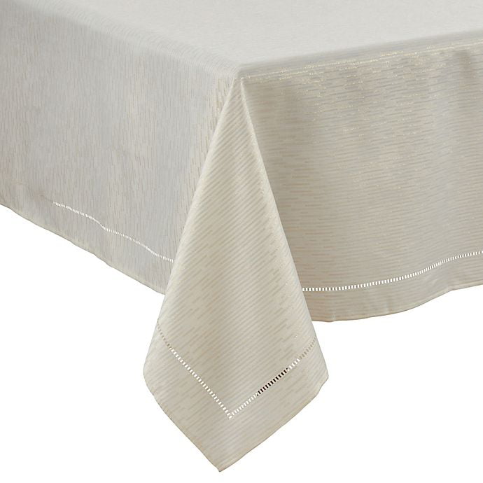 Linen Tablecloth with Hemstitch