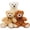 3Pcs-Multicolor, variant on Tezituor Bulk Teddy Bear 3 Packs Small Teddy Bear Stuffed Animals for Baby Shower