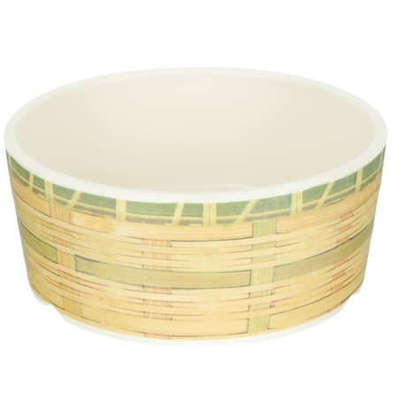 

Imitation Woven Bamboo Food Serving Plate Food Serving Dish Bowl Dipping Plate Side Dishes Plate