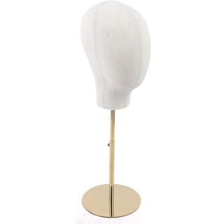 12 Styrofoam Wig Head - Foam Mannequin Wig Stand and Holder - Style, Model  And Display Hair, Hats and Hairpieces - For Home, Salon and Travel,White