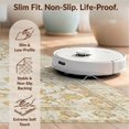 thumbnail image 6 of Design&I 3'x5' Ultra Soft Throw Mat, Beige Yellow Vintage Scroll Distressed Motif Traditional Farmhouse None Fluffy Washable Easy Care Indoor rug for Bedside Hallway, 6 of 7