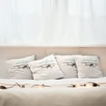 thumbnail image 7 of Ambesonne Adventure Throw Pillow Cover 4 Pack, Tropical Summer Plane, 20", Cream Turquoise Tan, 7 of 7