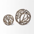 thumbnail image 5 of Mercana Cast Aluminum Decorative Tree Branch Orb In Rustic Gold 68413, 5 of 7