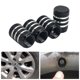 thumbnail image 1 of 4Pcs High Quality Aluminum Alloy Car Wheel Tire Valve Caps Tyre Rim Stem Covers Airdust Waterproof for Automobiles Motorcycles tBlack2 He Qiyong unisex, 1 of 1