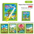 thumbnail image 1 of Alician Magic Water Drawing Book For Toddlers Reusable Water Coloring Doodle Activity Books Gift For Girls Boys, 1 of 9
