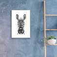thumbnail image 4 of Epic Art 'Zebra Illustration' by Incado, Acrylic Glass Wall Art, 16"x24", 4 of 8