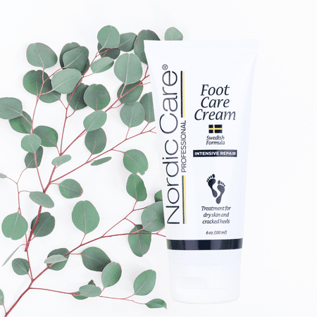 Nordic Care Foot Care Cream, 6oz Intensive Repair 10% Urea treats severely dry Feet & cracked heels with noticeable results In days.