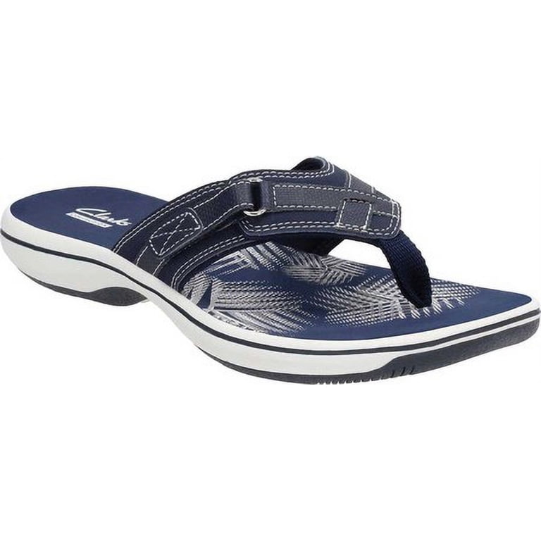 Clarks Women's Breeze Piper H Shoes In Navy - Size 6 M US, Fabric & Synthetic Upper