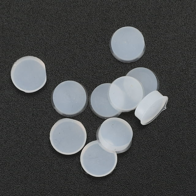 10Pcs Rubber Flute Hole, Musical Instrument Accessories, High-quality Silicone Material Flute For Home Guitar String Instruments Transparent CF99
