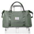 thumbnail image 1 of Sac de Voyage pour Femmes, Sac de Sport avec Poche Humide Bagage à Main pour la Nuit et la Fin de Semaine, Sac d'Hôpital Imperméable pour Accouchement Vert Olive, 1 of 6