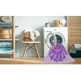 thumbnail image 2 of Ahgly Company Machine Washable Indoor Square Transitional Crimson Purple Area Rugs, 6' Square, 2 of 7