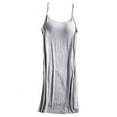thumbnail image 2 of Nightgown with Built in Bra Sexy Full Slips Sleepwear Summer Sleeveless Nightshirt Chemise Lounge Dresses for Women, 2 of 12