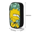 thumbnail image 3 of Simpsons Pencil Case Durable Pen Carrying Case Lightweight Pencil Bag Pouch Box Organizer Pencase Black, 3 of 8