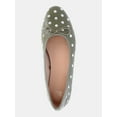 thumbnail image 4 of Time and Tru Women's Studded Ballet Flat, 4 of 5
