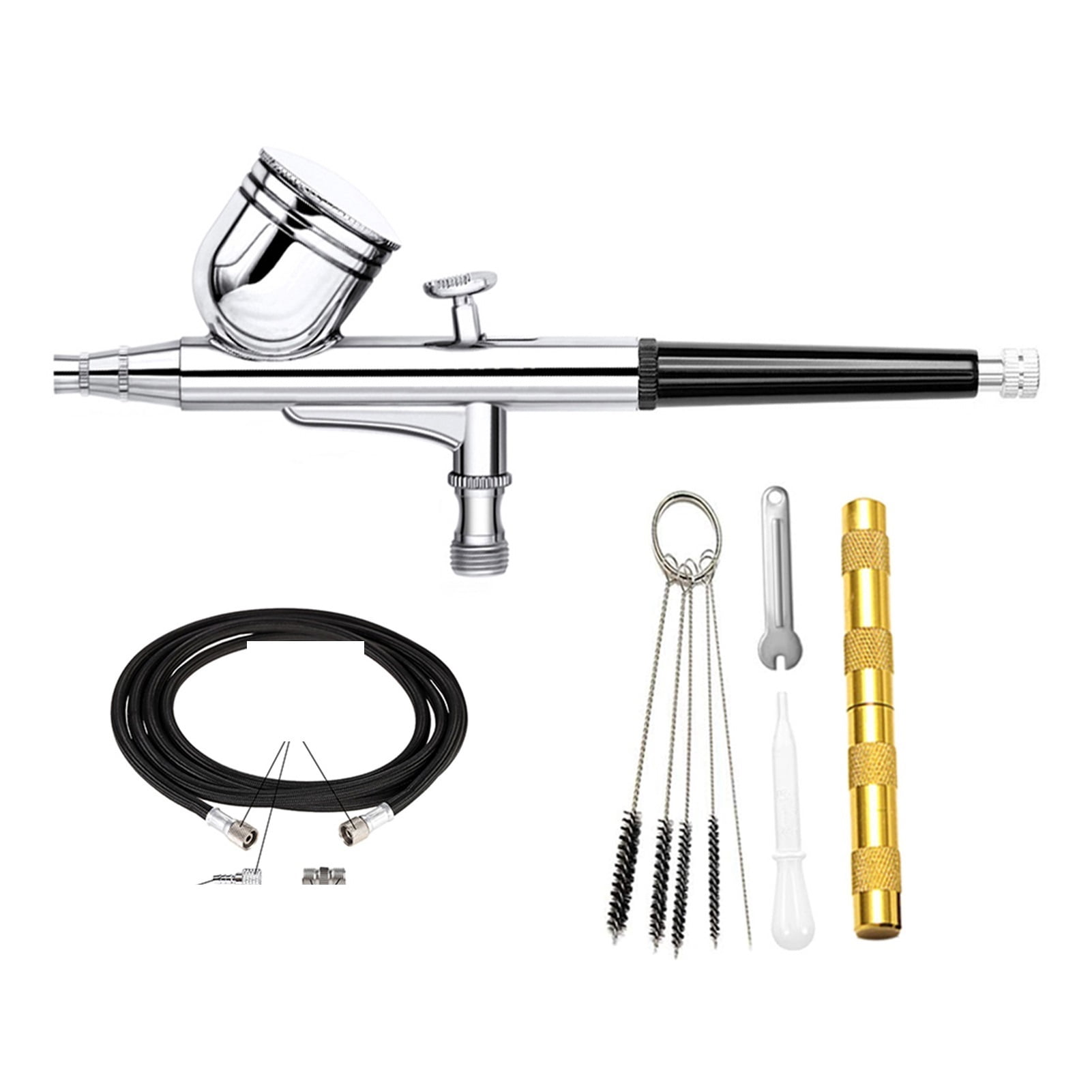 Paint Sprayer 0.3mm Airbrush Pen Cosmetic Foundation Makeup Art Design Black Ice Spraying Paint Color Gun ,Versatile applications