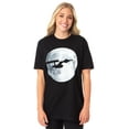 thumbnail image 2 of Star Trek Men's Starship Enterprise Silhouette Moon Background T-Shirt, 2 of 7