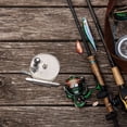 thumbnail image 2 of EIGTHTAIL Ice Fishing Wheel Front Rafting Light Iron Material Reel Alloy Fly Accessories Premium Crappie, 2 of 6