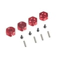 thumbnail image 2 of de Bujes es de Reemplazo Del Adaptador de Transmisión Actualización de Aluminio Universal rojo Hugo Cubo hexagonal de rueda universal, 2 of 6