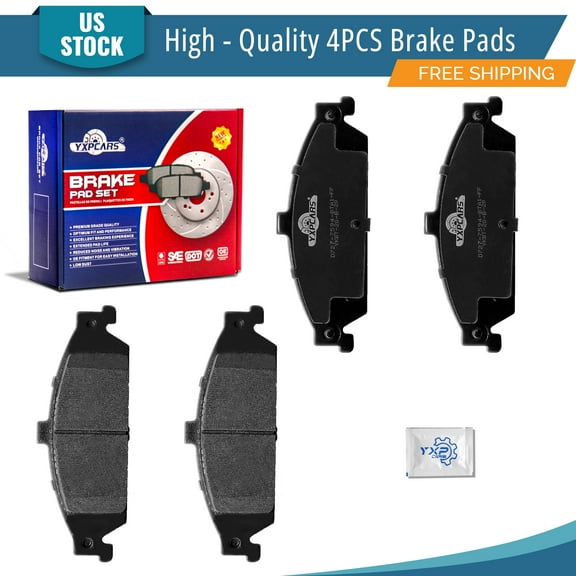 YXPCARS 4PCS Front Brake Pads (D727), Ceramic Pads for Chevrolet Classic 2004-2005 Malibu 1997-2003 Pontiac Grand Am 1999-2005 Oldsmobile Alero 1999-2004 Cutlass 1997-1999 All Models