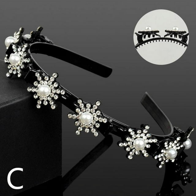 Serre-tête en Résine avec Strass - Accessoire Élégant pour des Looks Stylés