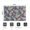 thumbnail image 5 of Bohemian Retro Floral Non-Slip Entryway Door Mat,Boho Indoor Decor Durable Low Plush Door Mat,Washable Welcome Rug for Patio Hallway Home Decor 16x24 Inches, 5 of 7