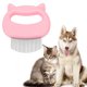 thumbnail image 2 of Peine de masaje para mascotas, gatos y perros, cepillo de limpieza para eliminar el pelo suelto (rosa), 2 of 11