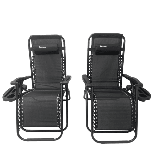 Camastros Negros INMATMEX Camastro Reclinable Gravedad Cero