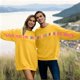 thumbnail image 2 of RKSTN Valentine's Day Gifts Sweatshirt for Women Couples Oversized Crewneck Valentines Letter Printed Sweatshirts Unisex Couples Plus Size Round Neck Loose Comfy Long Sleeve Sweatshirt Couplewear, 2 of 9
