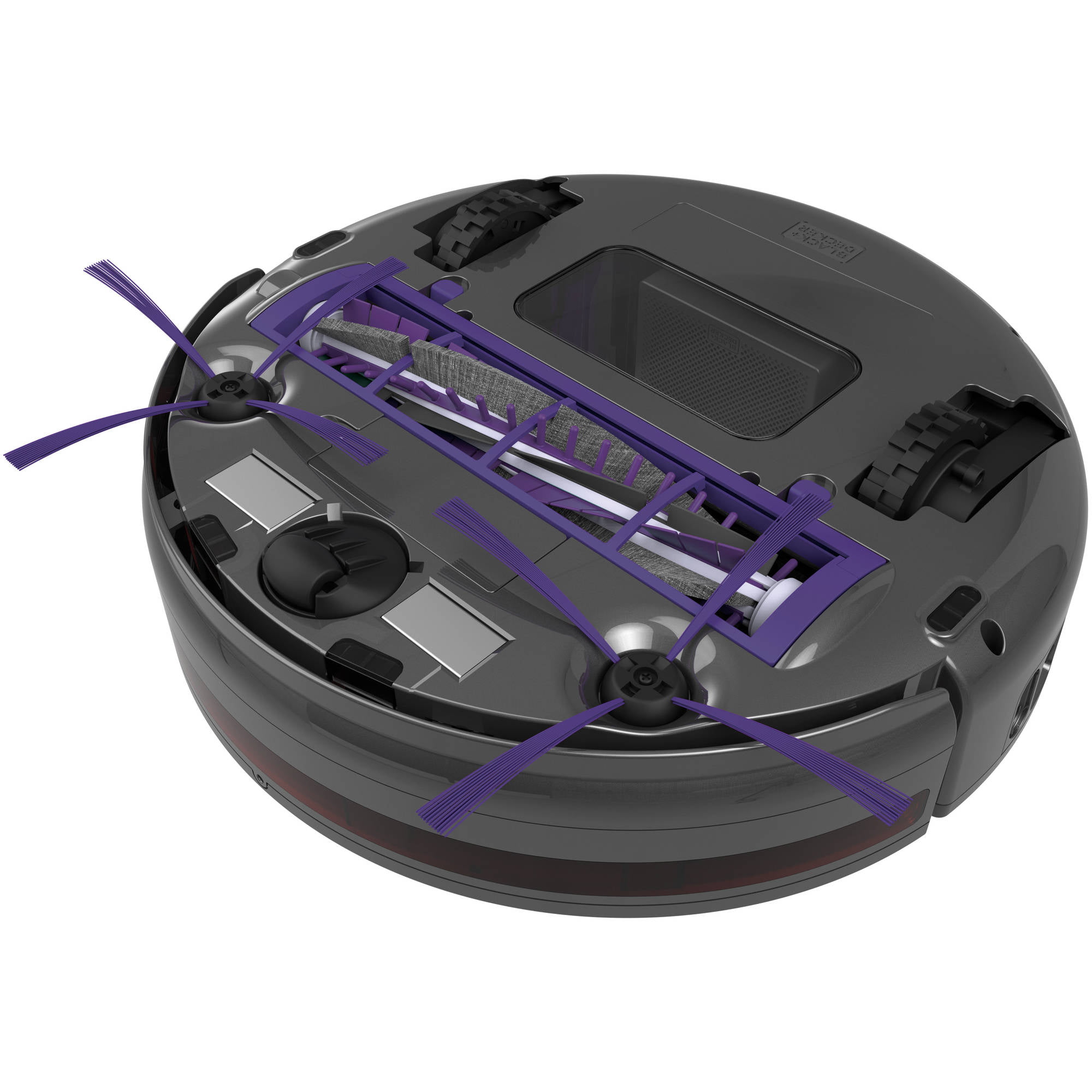 Robot vacuum cleaner RVA425B, Smart Tech, Bluetooth, Black+Decker 