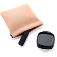 thumbnail image 5 of Bolsas de cosméticos JAMW Bolsa de maquillaje de cuero PU impermeable Rosa, 5 of 5