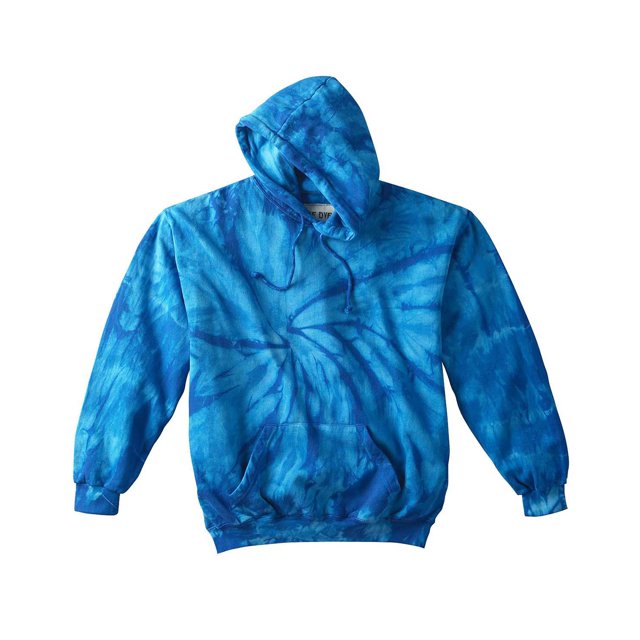 Jóvenes 8.5 oz. Sudadera con capucha y teñido anudado SPIDER ROYAL S teñido anudado CD877Y