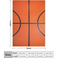 thumbnail image 3 of Basketball Blanket Basketball Gifts for Boys Girls Warm Cozy Flannel Basketball Throw Blanket for Kids Adults Basketball Lovers for Couch Bed 80"x60", 3 of 6