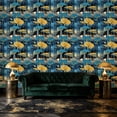 thumbnail image 3 of Peel and Stick Wallpaper Glowing Mushroom Forest Fantasy Mysterious Atmosphere Wall Mural 17.7in x 9.8ft Self Adhesive Removable Wall Paper Renter Friendly Wallpaper for Nursery Bedroom, 3 of 8