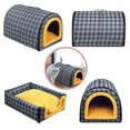 thumbnail image 4 of Removable Washable Dog Cat Kennel Pet House Wiht Zipper Double Sided Pet Bed For Warmth And Coolness Dualpurpose Pet Mat Full Or Half Dog Pet Sleeping Mat Dog Cat House, 4 of 6