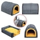 thumbnail image 4 of Colchoneta extraíble y lavable para mascotas | Cama para perros de doble cara, cálida y fresca | Colchoneta para gatos de tamaño completo o medio | Colchoneta de tela Oxford para dormir, 4 of 6